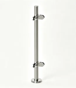 Frameless Modern Stainless Steel Exterior Railing 90 Degree Glass Glass for Hotel Handrail System Outdoor Fencing Staircase