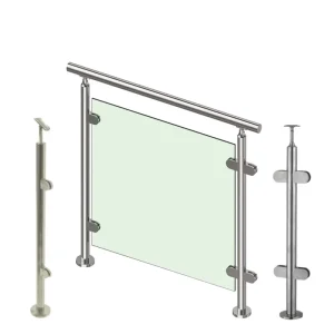 Frameless Stainless Steel Hardware Railing Balustrade Handrails Fence Panel Parapet