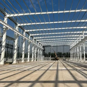 Free Design Economic Q235/Q355 Steel Prefabricated Industrial Steel Structure Workshop Building for Large Span Warehouse Plant