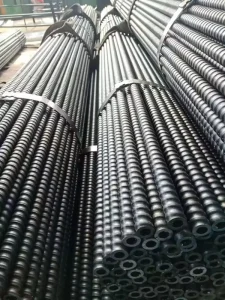 Fully Threaded Steel Rock Bolt Self Drilling Anchor for Tunnel Slope Stabilization in Mining