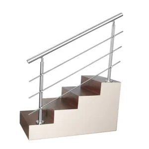 Functional Design Steel Horizontal Rods Railing Grill Simple Design for Domestic Stairs Balconies Walkways