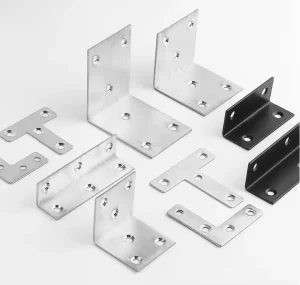 Furniture Wall Mounted Straight Arm Rail Bracket Wrought Iron Steel Leg Flat Metal Brackets