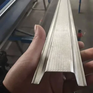 Furring Channel Steel Stud Frame Drywall Metal Stud Galvanized Steel Light Keel Metal Component Ceiling Partition Wall Frame