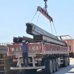 GB Q235B H Beam High Strength Steel Section Excellent Mechanical Properties Stable Structure Large Span Building Bridge