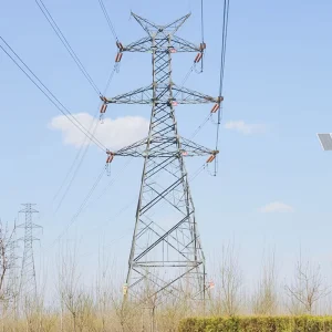 GB Standard Transmission Steel Lattice Tower Hot Dip Galvanizing Angle Tower for Grid Projects