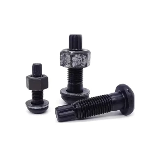 GB3632 20MnTiB Alloy Steel High Strength 10.9S Torsion Shear Bolts Large Hexagonal Bolts with Hex Nut Iron Material
