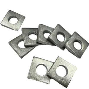 GB852 Square Taper Washers Groove-Shaped Galvanized Carbon Steel Wedge Zinc Finish Washers