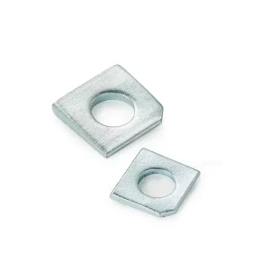 GB853 Wedge Style Square Taper Carbon Steel Washers with Zinc