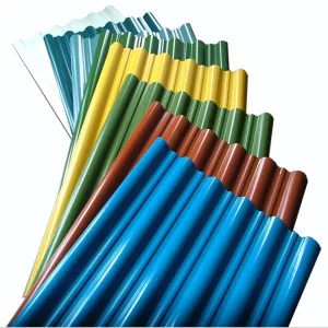 GI Roofing Sheet Color Coated Steel Corrugated Sheet