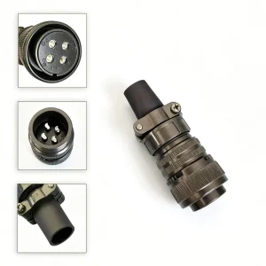 GL20 4S Silver Plated Brass Straight Head Aluminum Alloy Connector Manufacturer’s Stock Straight Hair