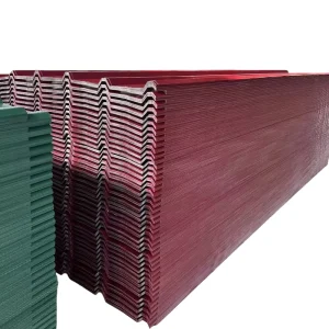 Galvanised Coloured Roofing Wall Corrugated Steel Sheets Golden Roof Corrugated Sheets Coating G100 G115