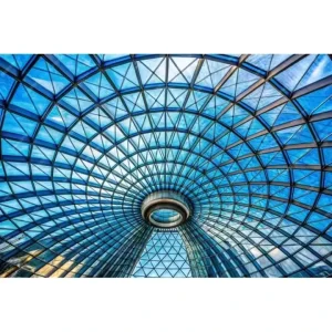 Galvanised Steel Light Construction Curved Truss System for Gym Roofing Prefabricated Warehouse & Football Stadium Building
