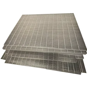 Galvanized Alloy Steel Bar Grating Plate for Outdoor Industrial Walkway Floor Platform