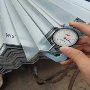 Galvanized Angle Iron High Strength Hot Dipped Zinc Coated Steel L Angle Bar Corrosion Resistant Precision Cut