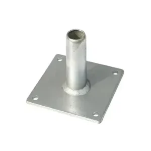 Galvanized Base Plate for Steel Tube Coupler Scaffold Frame System Support Shoring Base for Hotels