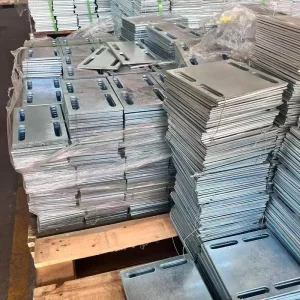 Galvanized Carbon Steel Embedded Shield Plate Wall Foundation Parts Steel Base Plate
