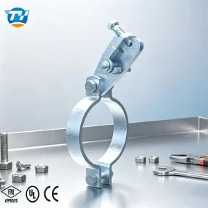 Galvanized Carbon Steel Inch Pipe Clamp for Accurate Load Selection UTT20