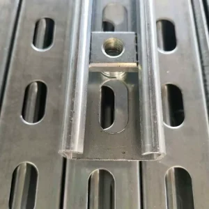 Galvanized Carbon Steel U Channel 1-5/8 X 13/16″ ASTM Standard Seismic Bracing Bracket with Cutting Service