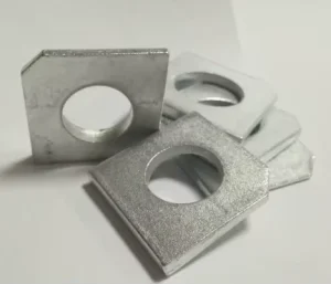 Galvanized Carbon Steel Washers Notched Washers Channel Steel Washers and Square Tapered Washers for Fixing and Reinforcement