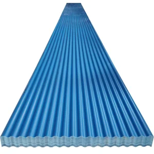Galvanized Color Coated Corrugated Steel Roofing Sheet Rain Protection Wall Metal Roof Panel