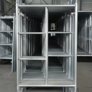 Galvanized Construction Scaffold Steel Frame Scaffolding System for Sale