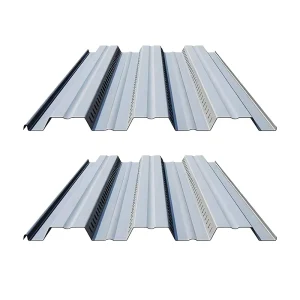 Galvanized Corrugated Metal Floor Decking Sheets for Warehouse Structural Frames, Water Resistant
