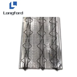 Galvanized Corrugated Metal Steel Floor Decking Sheet Truss Floor Slab Decking for High-Rise Mezzanines