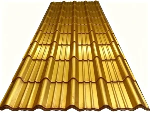 Custom Cut Corrugated Galvanized Steel Sheets Metal Roof Wall Panels Red Blue Color Coating BIS KS Certified Welding Included