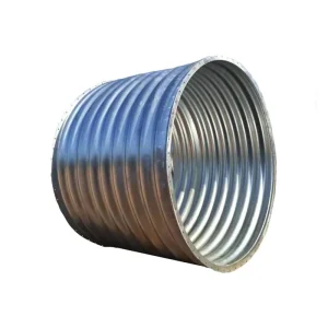 Galvanized Corrugated Steel Pipe 1.5 12mm Thickness for Drainage and Culvert Systems