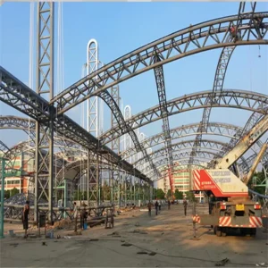 Galvanized Curved Roof Truss
