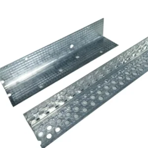 Galvanized Drywall Metal Corner Bead Perforated Angle Shadow Line Hot Dipped Galvanized Steel L V Z J Shapes 0.3 0.45mm