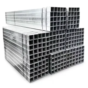Galvanized ERW Square Rectangular Steel Tube ASTM A500 Q195 Q345 ISO9001 CE Structural Pipe