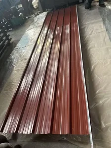 Galvanized Galvalume PPGI PPGL Prepainted Color Corrugated Steel Metal Roofing Sheet Facade Wall Color Coated Steel Sheets