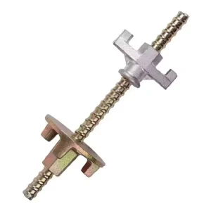 Galvanized High Strength Corrosion Resistant Tie Rod Assembly with Matching Nut Washer for Outdoor Concrete Formwork
