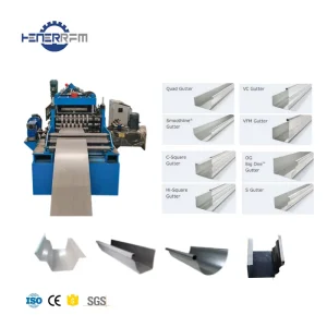 Galvanized House Ridge Roofing Sheet Rain Gutter Machine Gutter Roll Forming Machine