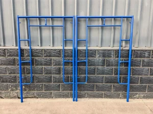 Galvanized Painted Ladder H Frame Walk Through Scaffolding Frame for Building Material Scaffolding Models Construction
