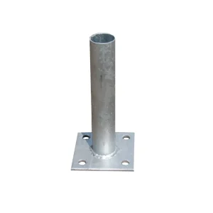 Galvanized Post Anchor Base Scaffolding Tube Base Plate Hot Dip Galvanized Post Support Ground Spike