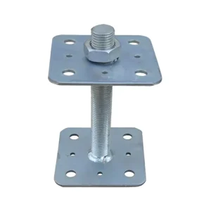 Galvanized Post Base in Hot Dipped Steel Stainless Steel Iron Color Steel for Structural Applications