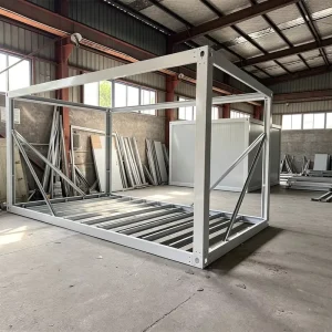 Galvanized Prefabricated Waterproof Windproof 20ft Detachable Structural Container Shelter Frame