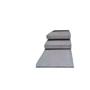 Galvanized Q235B Checkered Steel Plate Anti Slip Stair Treads for Workshop Platform Construction Supply