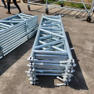 Galvanized Q355B ERW Steel Ladder Girder Truss Beam Transom for Ringlock Scaffolding System