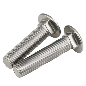 Galvanized Round Head M8 Bolt Custom CNC Machining Fastener Hardware for Machinery Equipment Assembly Connection Fitting Parts