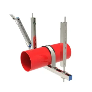 Galvanized Single Side C Groove Metal Steel Bracket Seismic Support Accessory for Fire Protection System