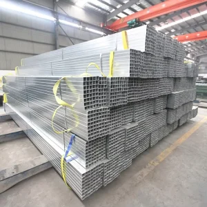Galvanized Square Rectangular Steel Pipe 16×16 10×20 ERW Welded Metal Tubular