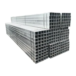 Galvanized Square Rectangular Steel Tube SHS RHS 20×20-200x400mm GI Hollow Section ASTM A500 Q235 for Structure Fence Frame