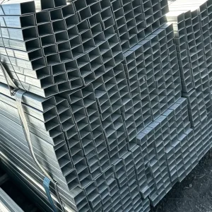 Galvanized Square Steel Tube Q235 Metal Rectangular Steel Tube for Building Construction Engineering