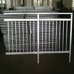 Galvanized Stainless Steel Industrial Balcony Platform Guardrail Stair Balustrades Handrails Railings