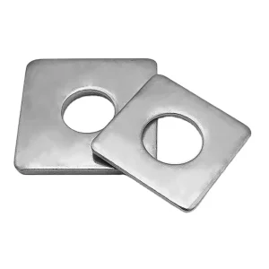 Galvanized Stainless Steel Square Washers for Construction and Office Building