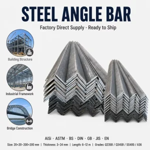 Galvanized Steel Angle Hot Dipped Equal Angle Steel Anneal L shaped Steel Profile Q235B S235JR S275JR S355JR SS400