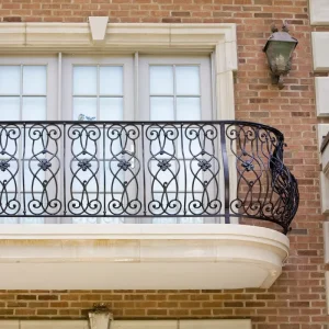 Galvanized Steel Balcony Railing for Villa Garden Hotel and Staircase
